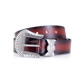 WORTHY LEATHER BELTS WINE