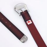 WORTHY LEATHER BELTS WINE