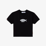 BABY TEE SUFFERING BLACK