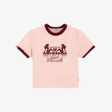 BABY TEE SUFFERING PINK WINE