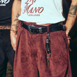 DURABLE CORDUROY WINE TROUSERS