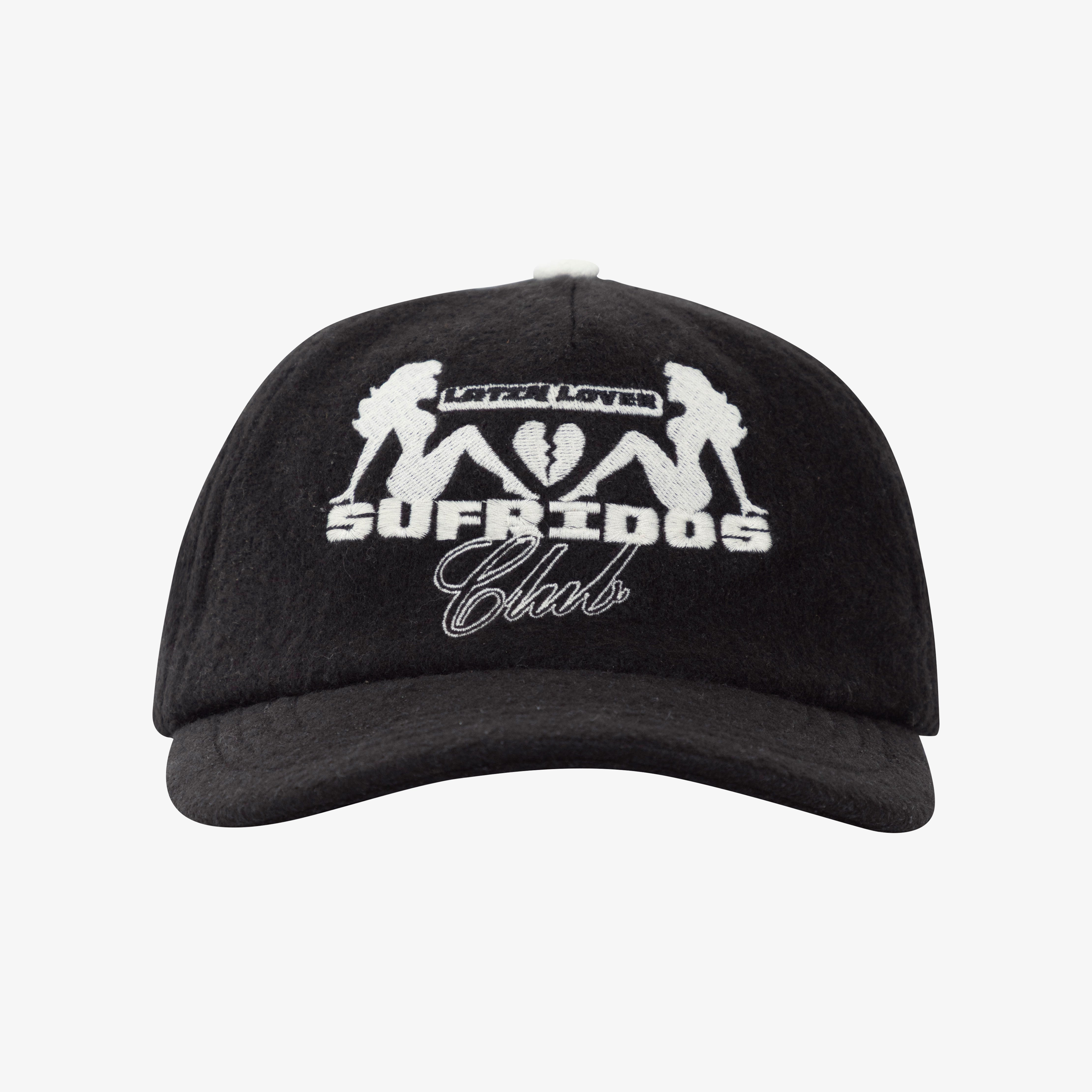 SUFFERED CLUB BLACK CLOTH CAP
