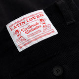 DURABLE BLACK CORDUROY TROUSERS