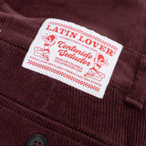 DURABLE CORDUROY WINE TROUSERS