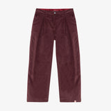 DURABLE CORDUROY WINE TROUSERS