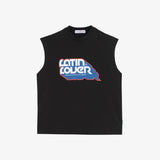 BLACK MAJOR LEAGUE SLEEVELESS JERSEY