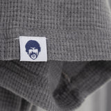 Grey Waffle Knit T-shirt