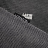 Grey Waffle Knit T-shirt