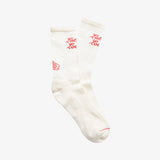 THE ICON CREAM RED TIGHTS