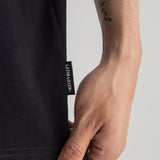 ELEMENTAL OVERSIZED FIT BLACK T-SHIRT 